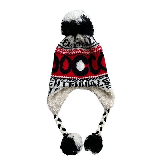 Ruth Robin Colorado Centennial State Spell-out Toboggan Earflap Pom Beanie Hat - Picture 8 of 15